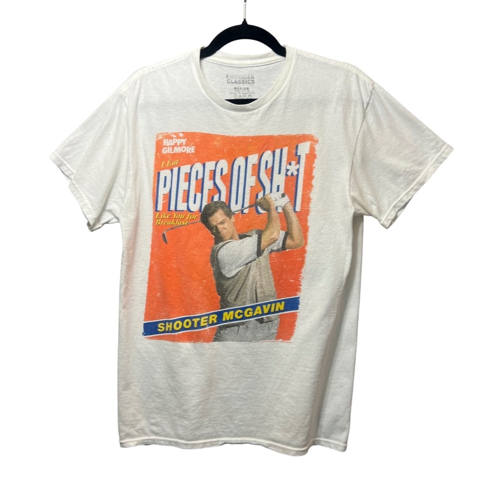 Happy Gilmore Shooter McGavin T-Shirt‎ 90s Movie Graphic Print